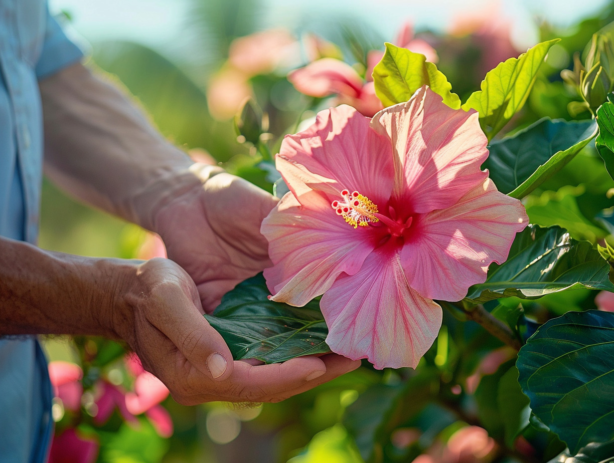 hibiscus croissance